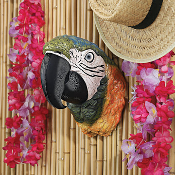 Paradise Parrot Head Wall Sculpture