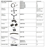 6" Joiner Cable for InvisiLED 24V Tape Light