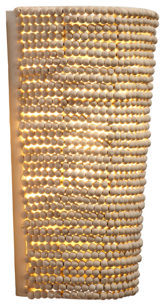Seawall Beaded Cone Sconce