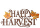 23.75"L Metal "HAPPY HARVEST" Wall Decor