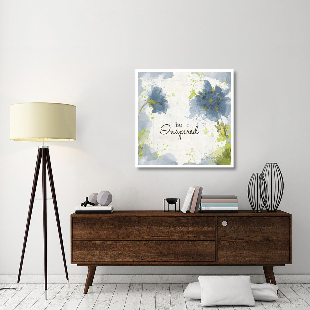 "You Shine I Blue Be Inspired" Digital Paper Print by Katie Pertiet, 38"x38"