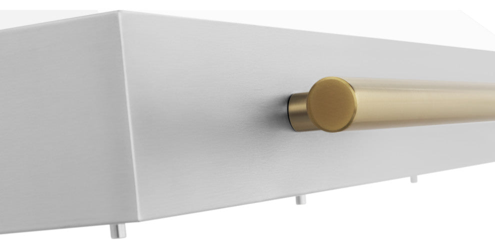 ZLINE 48" ZLINE Stainless Steel Hood With White Matte Shell KB4STZ-WM48-G