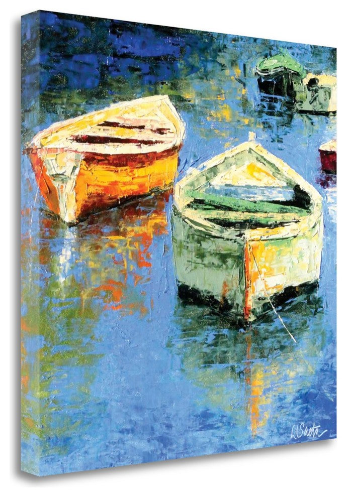"Waiting For The Ride" By Leslie Seata, Giclee Print on Gallery Wrap Canvas
