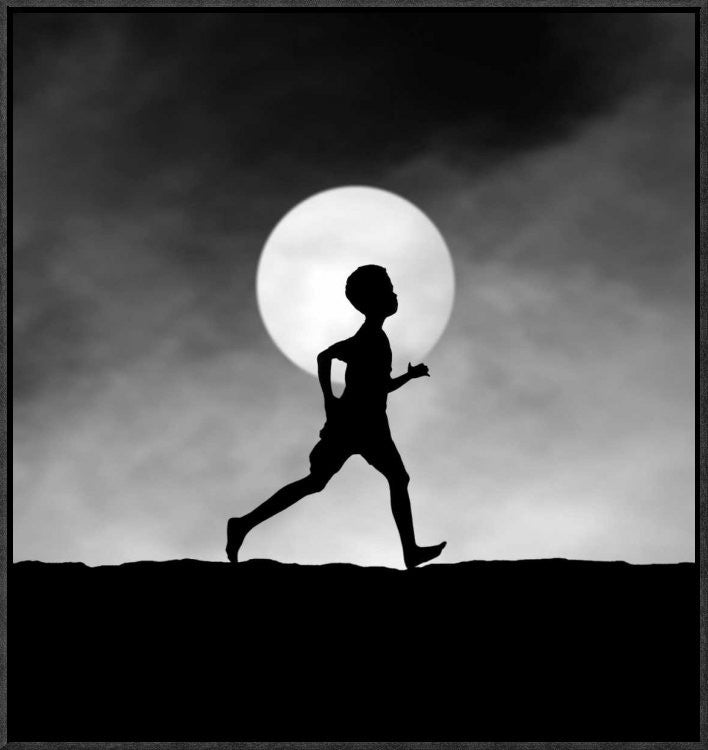 "The Dream Catcher" Framed Canvas Giclee by Hengki Lee, 21x23"