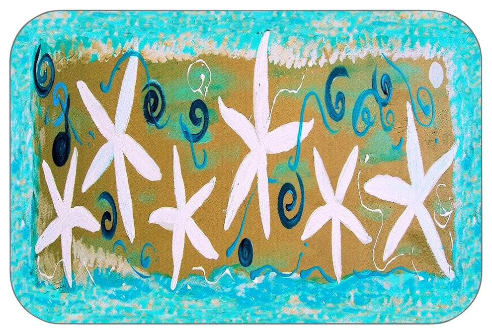 StarFish Fancy Plush Bath Mat, 20"x15"