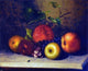 Charles Ethan Porter Apple With Fly, 20"x25" Wall Decal