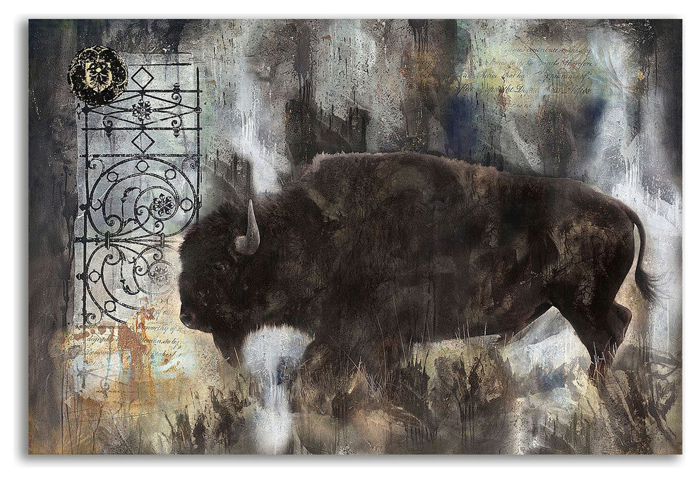 Buffalo by Marta Wiley, Print on Canvas, Ready to Hang