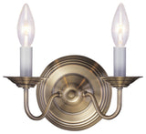 Williamsburgh Wall Sconce, Antique Brass