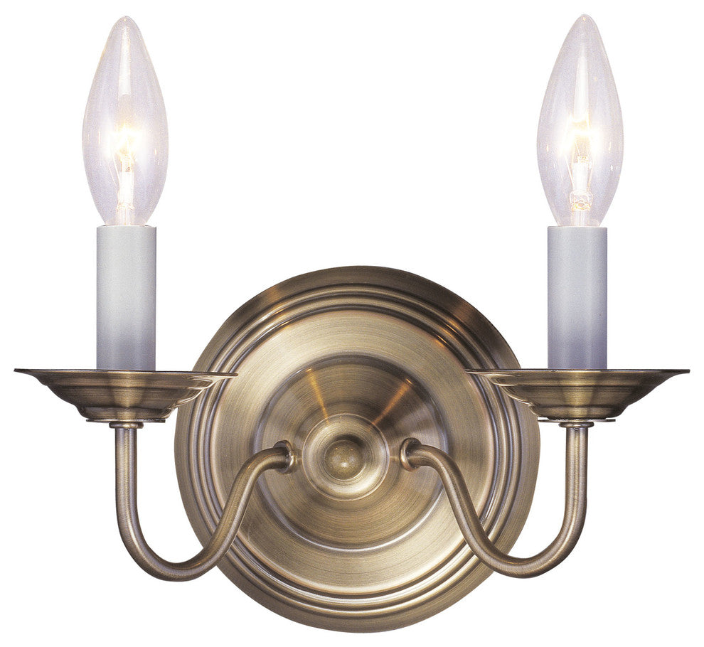Williamsburgh Wall Sconce, Antique Brass