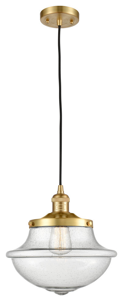 Oxford Mini Pendant, Satin Gold, Seedy