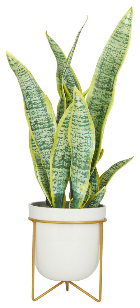 Traditional Green Faux Foliage Artificial Plant