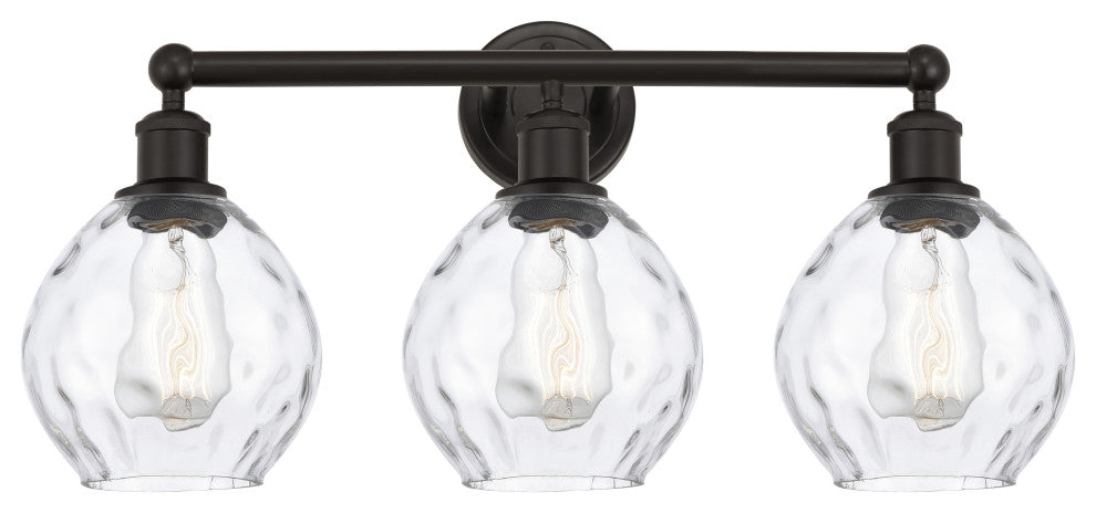 Innovations 616-3W-OB-G362 Waverly 3 Light Bath Vanity Light, Oil Rubbed Bronze