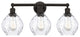 Innovations 616-3W-OB-G362 Waverly 3 Light Bath Vanity Light, Oil Rubbed Bronze