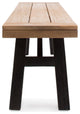 GDF Studio Arlington Brushed Gray Acacia Wood Dining Set