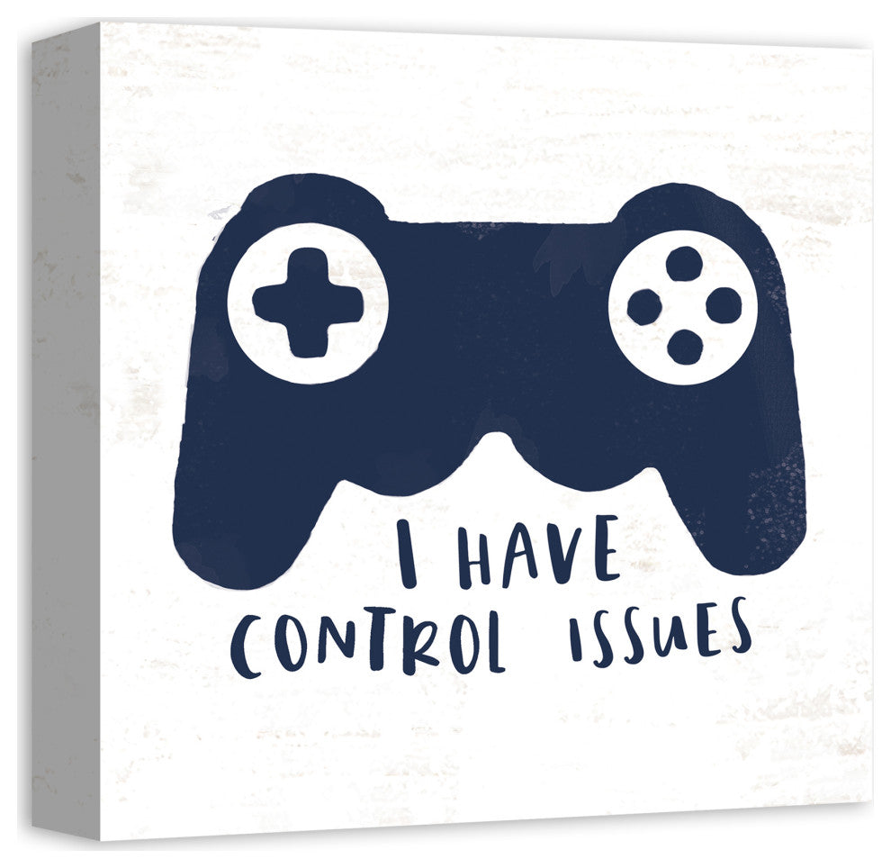 I Have Control Issues 12x12 Canvas Wall Art