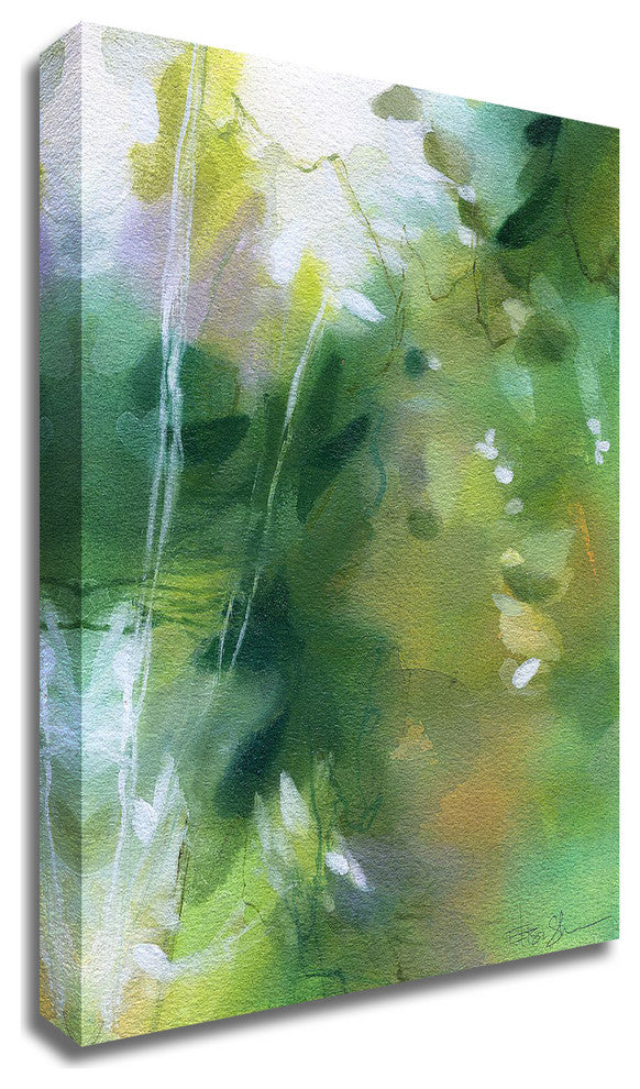 Verdant Shallows I by Elisa Sheehan, Print on Canvas, 24"x30"