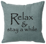 Linen Image Pillow Relax, Ocean