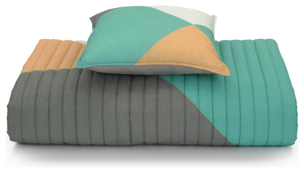 2-Piece Geometric Bedding Set
