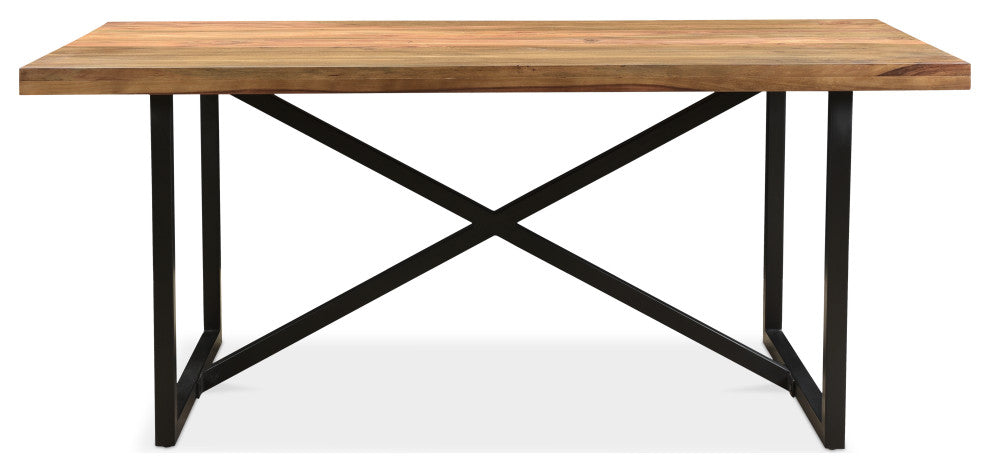 Raven Sheesham Wood Dining Table 60"