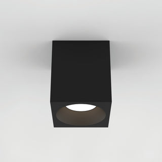 Astro Kos Square 140 LED, Dimmable Outdoor Downlight IP65 Rated (Textured Black)