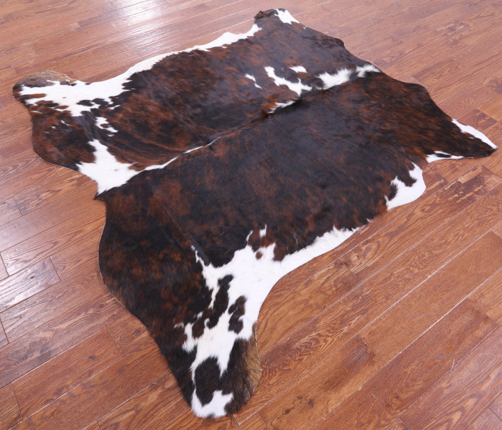 6' 4" X 6' 11" Natural Cowhide Rug C1881