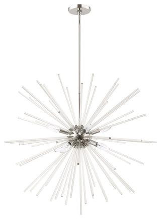 Livex Lighting Polished Chrome 8-Light Pendant Chandelier