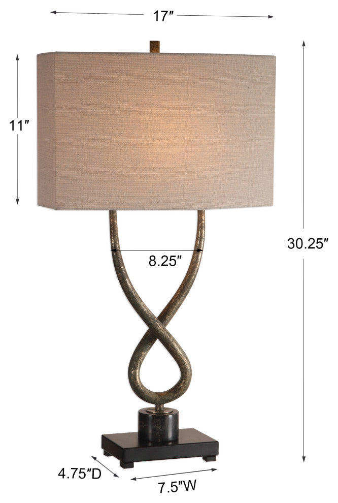 Uttermost Talema Aged Silver Lamp