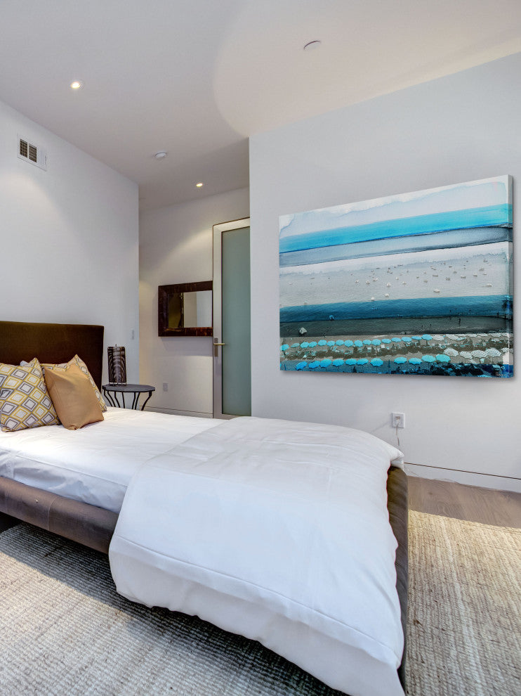 "Spiagga" Fine Art Canvas Print, 24"x16"