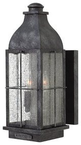Hinkley Bingham Medium Wall Mount Lantern, Greystone