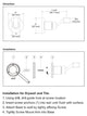 MODONA's Heavy Duty Hand Shower Wall Mount -, Satin Nickel