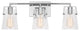 Crofton 3 Light Bath, Chrome