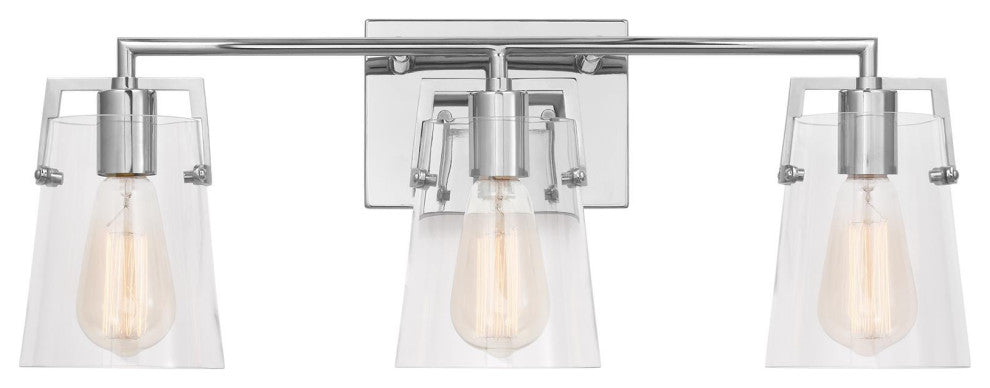 Crofton 3 Light Bath, Chrome