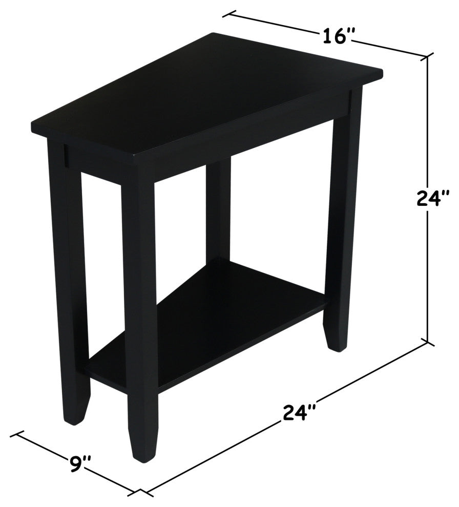 Keystone Accent Table, Black