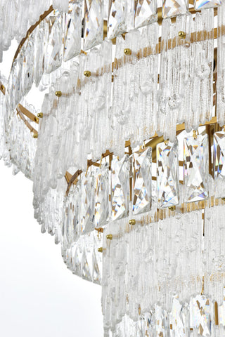 Home Living 36" Chandelier, Satin Gold