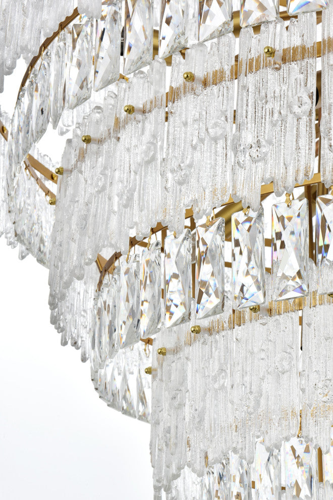 Home Living 36" Chandelier, Satin Gold
