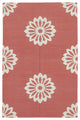 Rug N Carpet - Handmade Wool 3' 6'' x 5' 5'' Geometric Dhurrie Kilim Rug