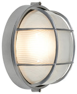 Access Lighting 20296 Nauticus 9-1/2"W Outdoor Wall Sconce - Satin / Frosted