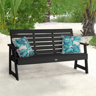 Riverside Garden Bench 5', Black Sand