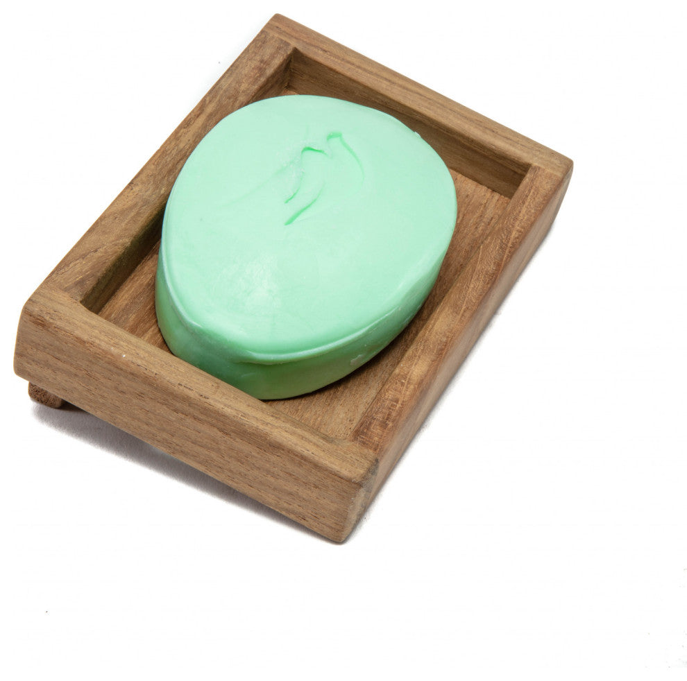 Traditional Solid Teak Wall Mount Soap Dish