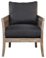 Uttermost Encore Dark Gray Armchair