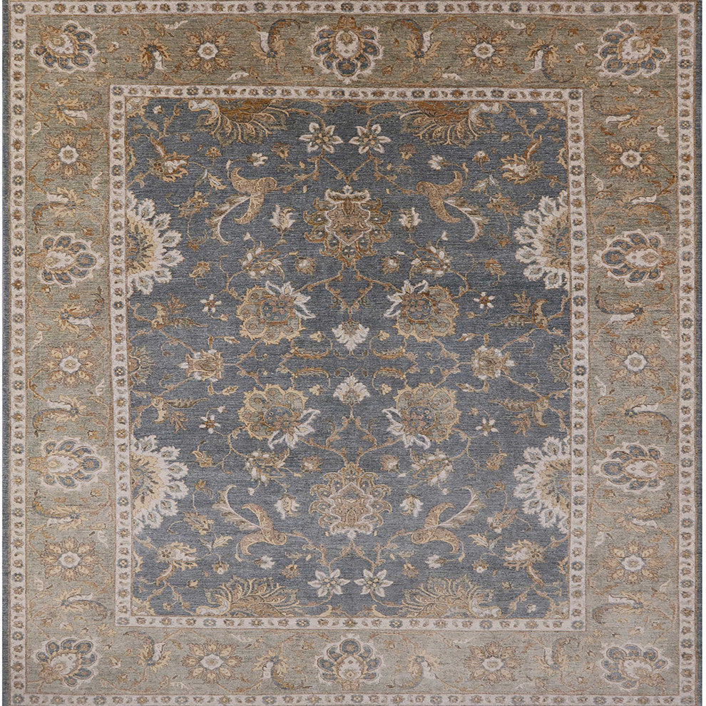 Ahgly Company Indoor Square Mid-Century Modern Area Rugs, 3' Square