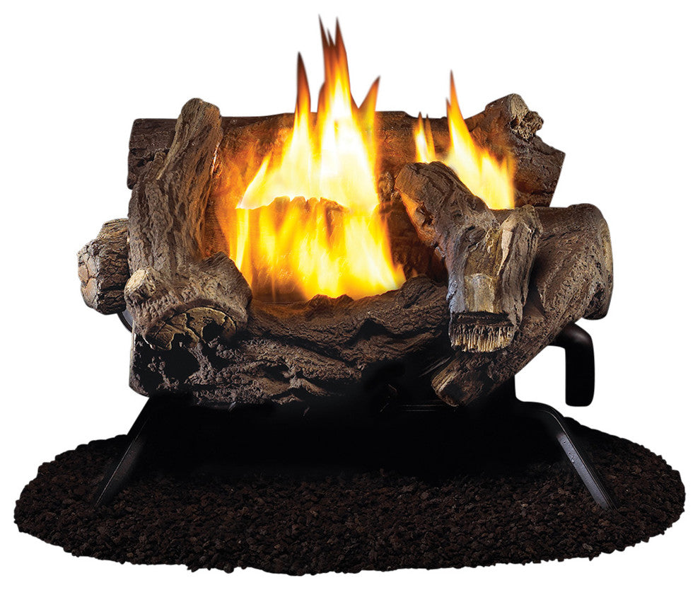18" Ventless Natural Gas Log Set, 32,000 BTU