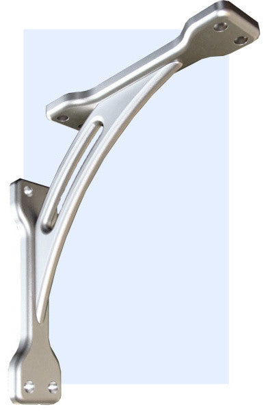 10" x 10" Orion Satin Nickel Corbel