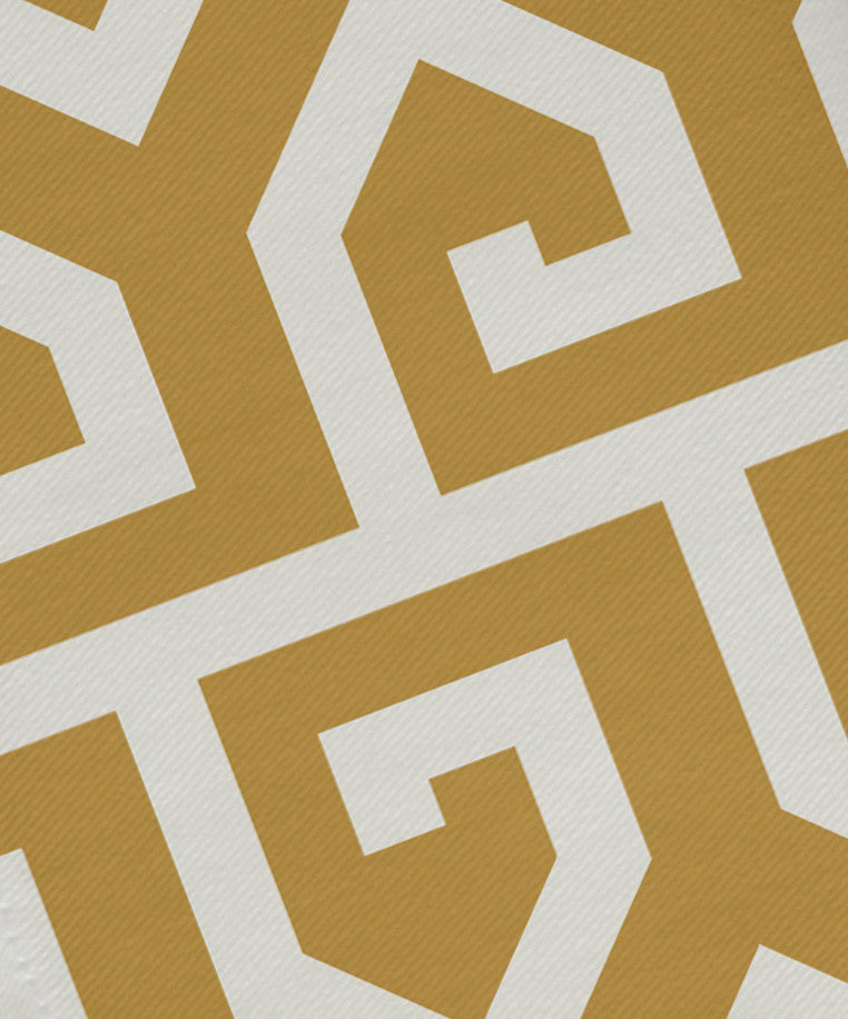 Keyed Up Geometric Print Napkin, Gold, Set of 4