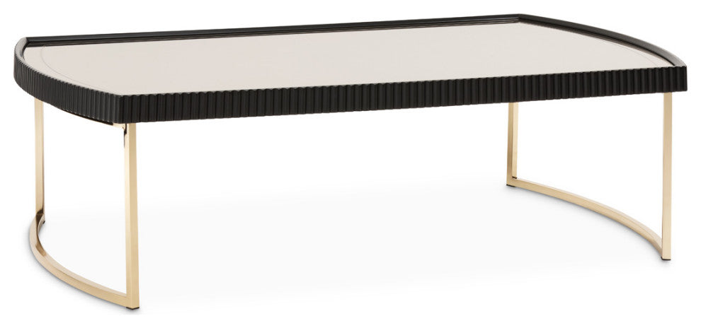 Lisbon Cocktail Table, Silken Matte Black