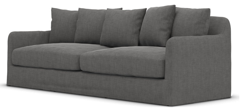 Dade Outdoor Sofa-90"-Charcoal