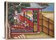 "Weaving Silk On a Loom" Artwork, 22" x 16"