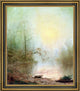 Jervis McEntee Misty Morning Framed Premium Canvas Print, 20"x25"