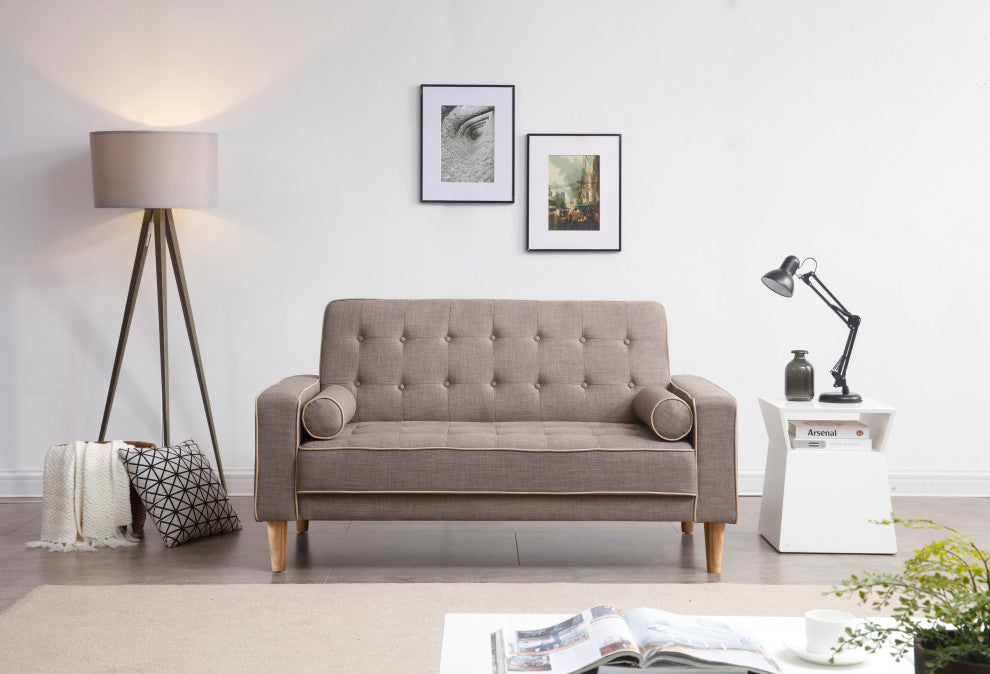 Andrews Love Seat Bed, Gray