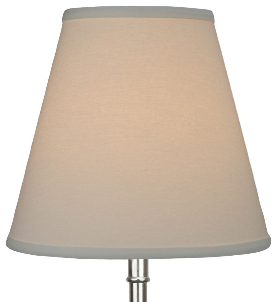 Fenchel Shades 6"x11"x10" Spider Attachment Empire Lamp Shade, Linen Cream